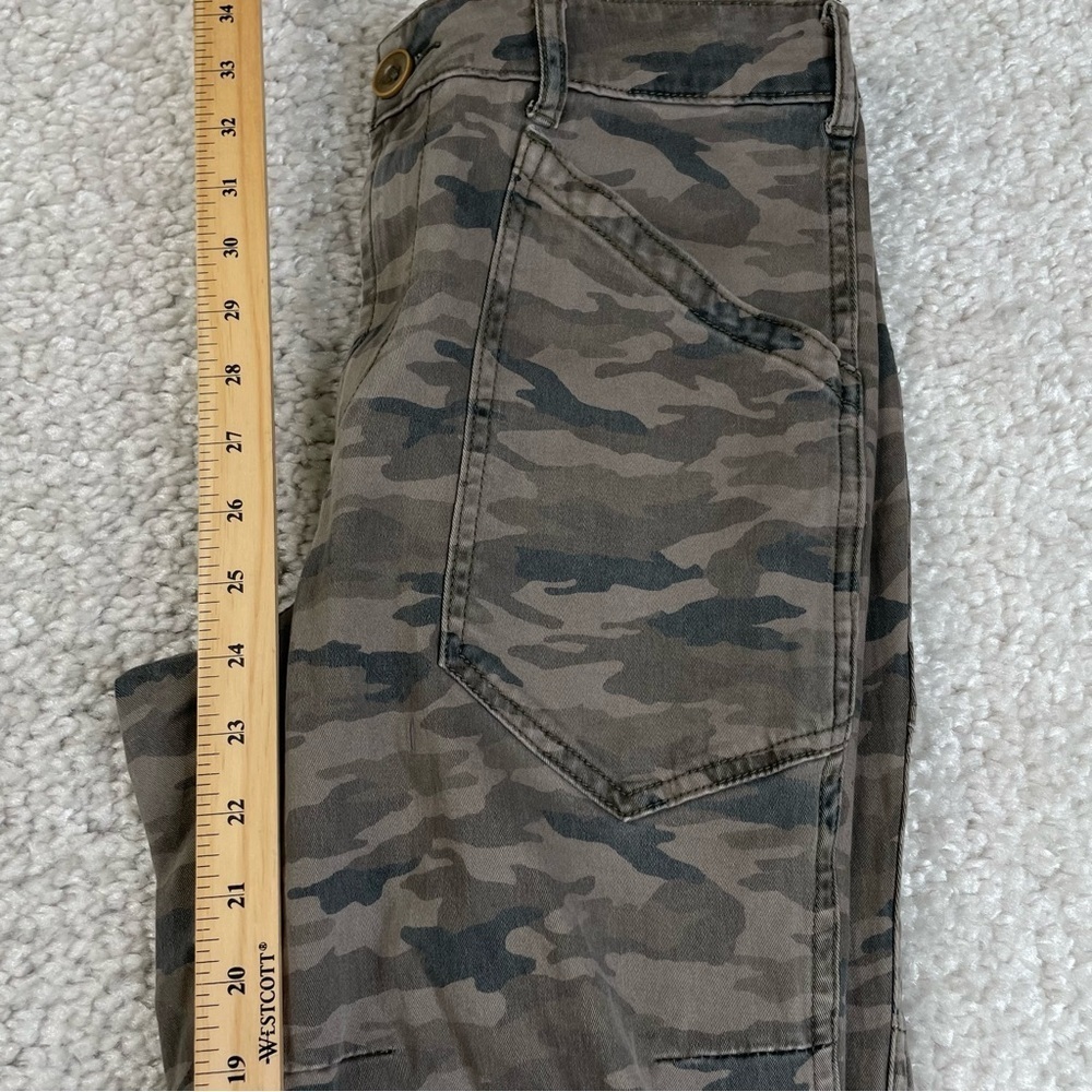 Anthropologie Mavis Pants Camo Utility Lace Feminine Military Sz 27 - Picture 9 of 9